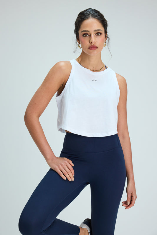 Outside Tank Algodón White