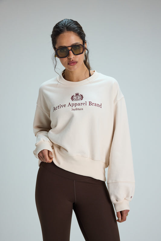 Sweatshirt Insignia Cream