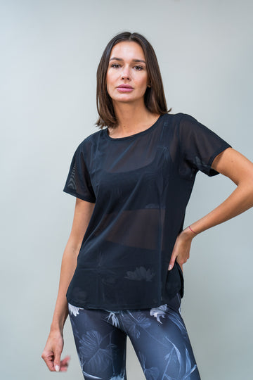 Clasic TeeShirt Black Net