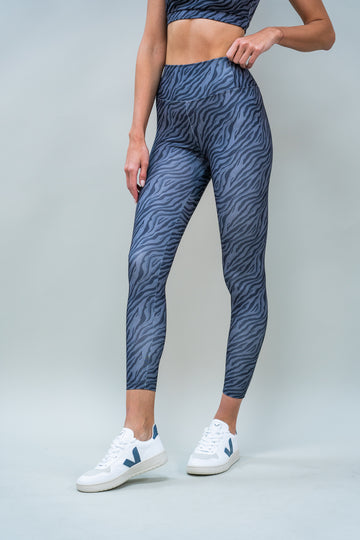 Legging 7/8 HighRise Zebra Black