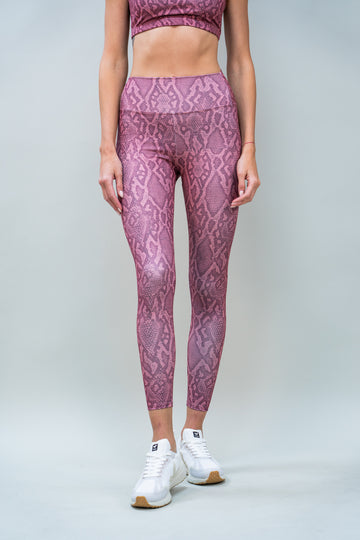 Legging 7/8 HighRise Piton Bordo