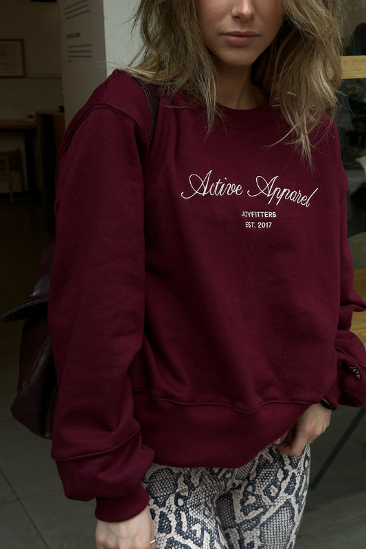 Sweatshirt Active Apparel Burgundy