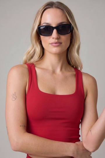 Tank top Espalda Sudadera_Rojo