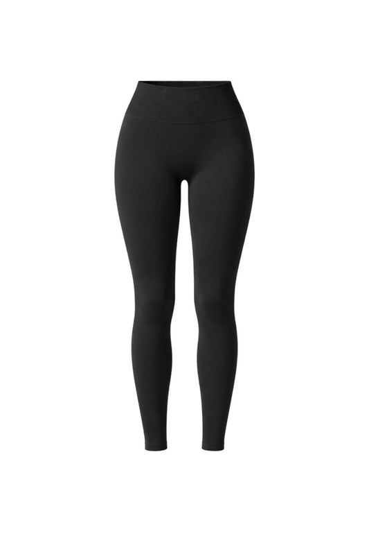 Legging seamless pretina alta_Negro