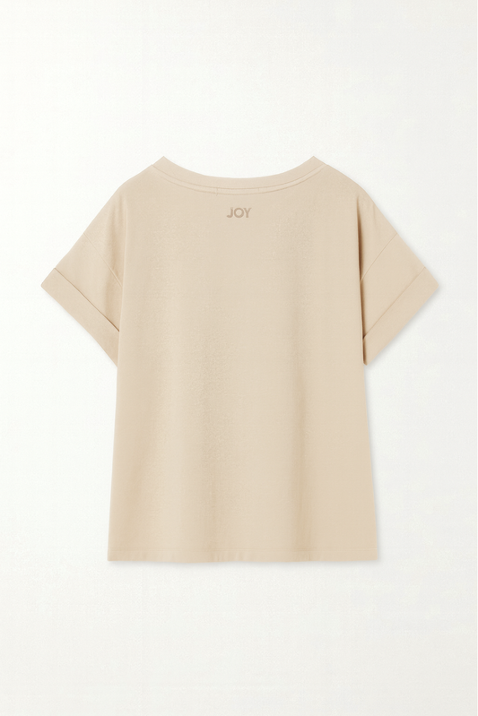 Polera Oversize Algodón_Arena