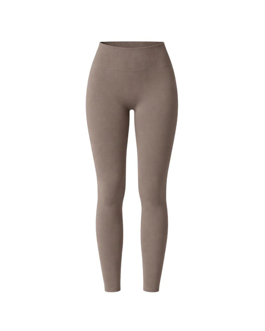 Legging seamless pretina alta_Taupe