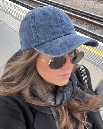 Gorra Unicolor Logo_Azul