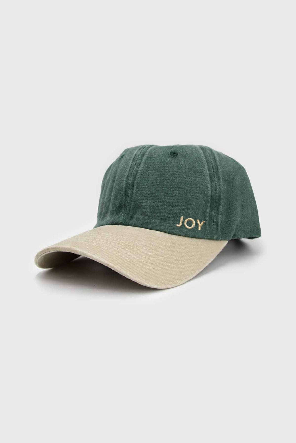 Gorra bicolor lavada_verde