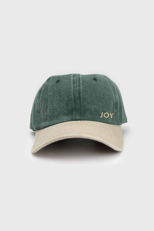 Gorra bicolor lavada_verde