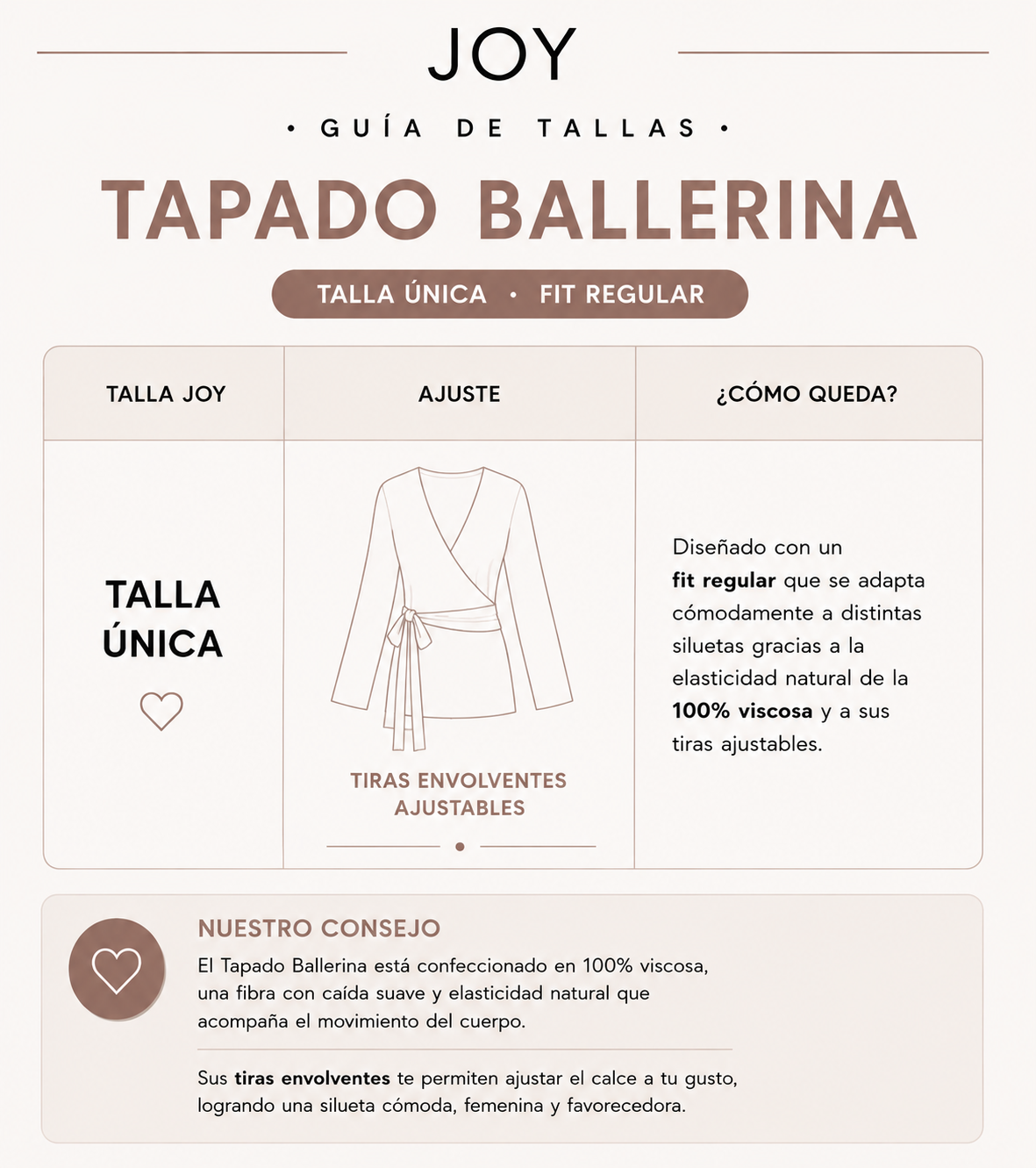 Tabla de Tallas