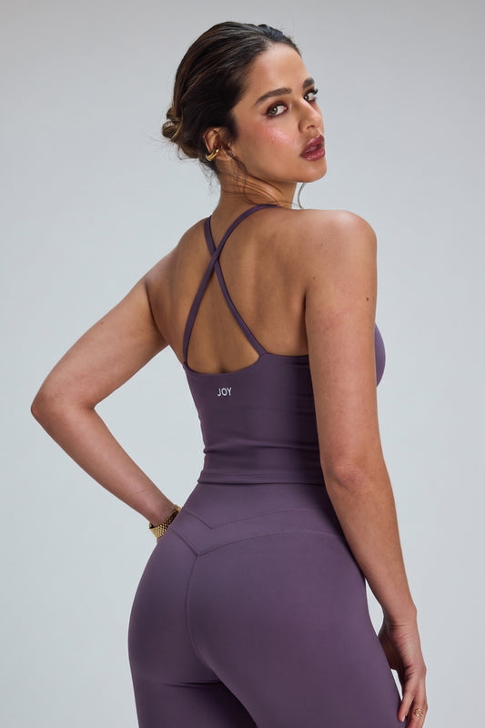 Tank top tirantes regulables copas_Malva