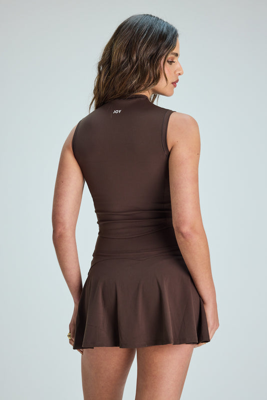 Falda modeladora inner short_Espresso