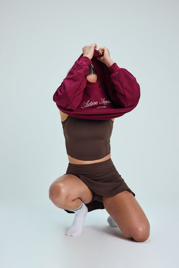 Sweatshirt Active Apparel Burgundy