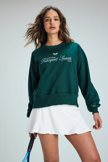 Sweatshirt Raquet Sports Court Green