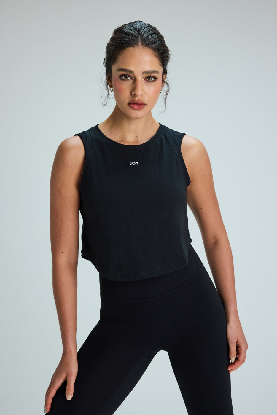 Outside Tank Algodón Black