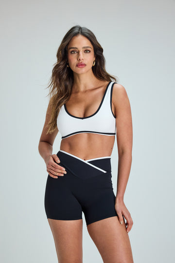 Biker pretina alta modeladora_Negro Line