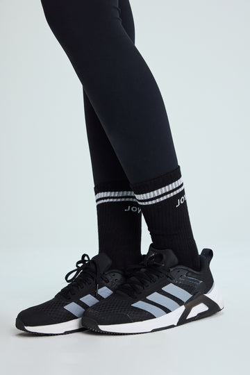 Calcetín Half-Crew Black