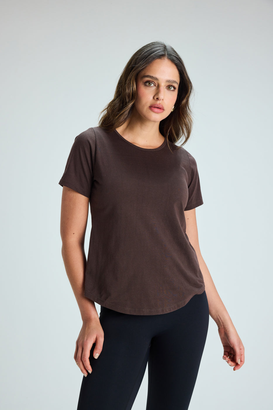 Polera Básica Algodón Espresso