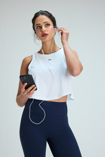 Outside Tank Algodón White