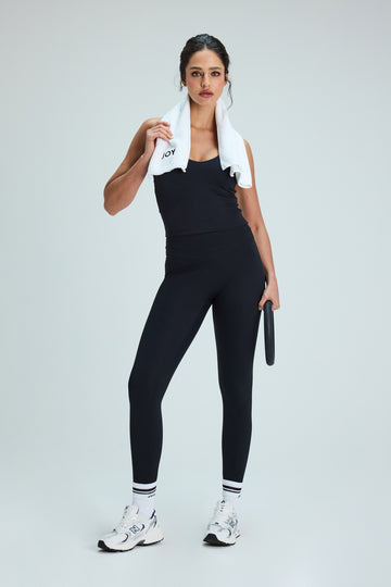 Legging pretina alta reforzada_Negro