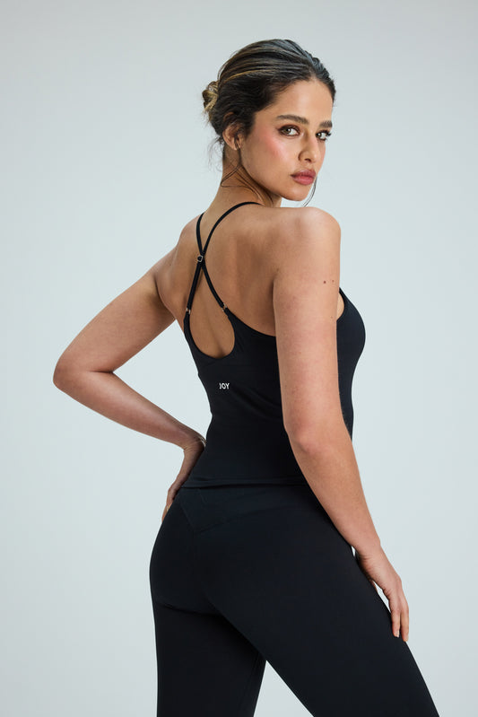 Tank top tirantes regulables copas_Negro