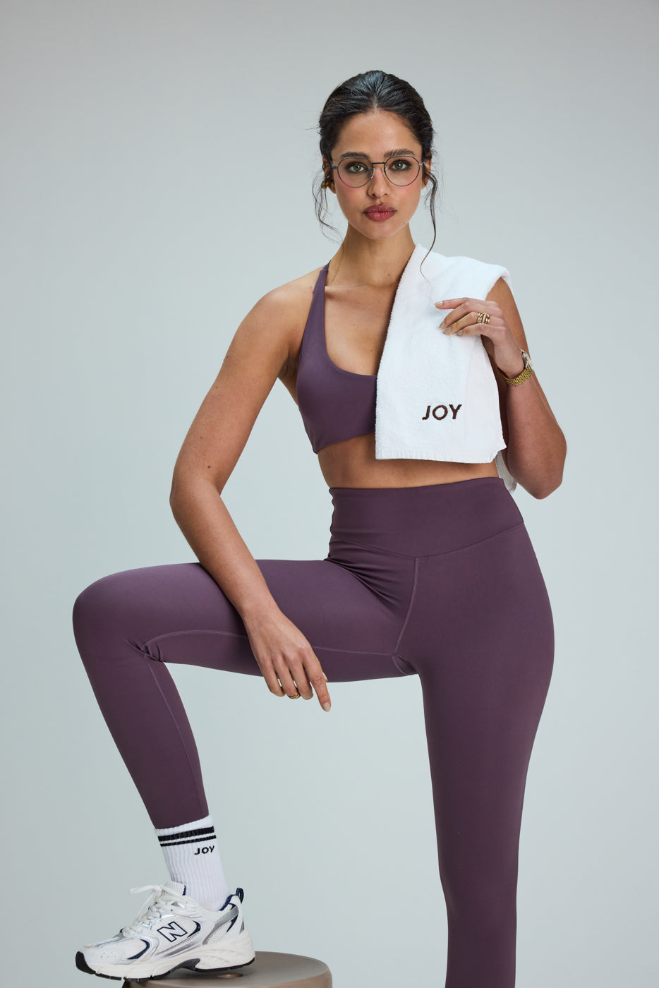 Legging tobillero cintura alta_Malva Humo