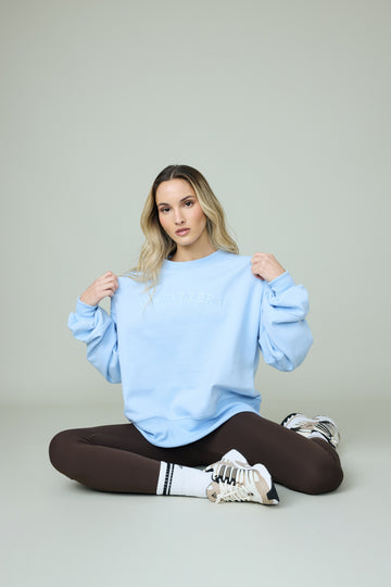 Poleron crewneck_Baby blue