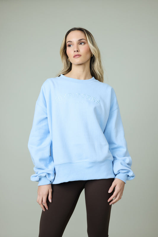 Poleron crewneck_Baby blue