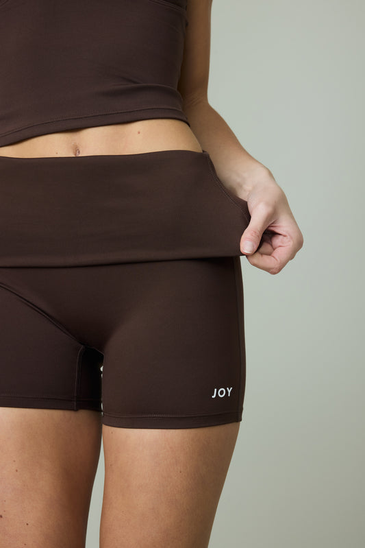 Biker short enfajado_Café