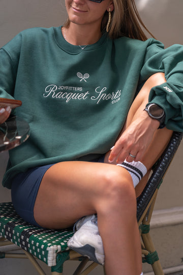 Sweatshirt Raquet Sports Court Green