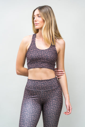 Top Straps Cheetah Coffee