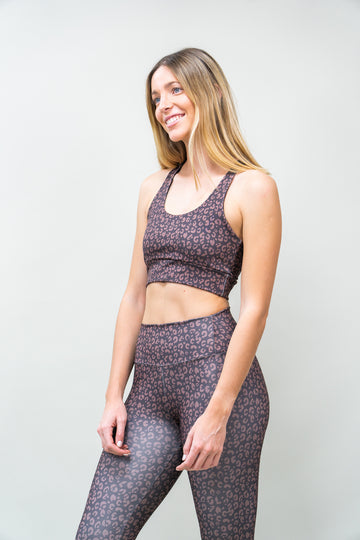 Top Straps Cheetah Coffee