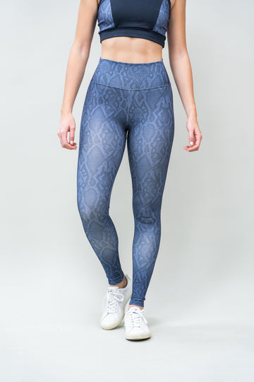 Legging Full HighRise Piton Blue