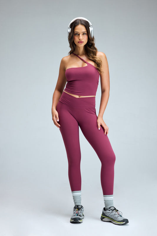Legging pretina cruzada_Burdeo