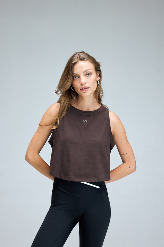 Outside Tank Algodón Espresso