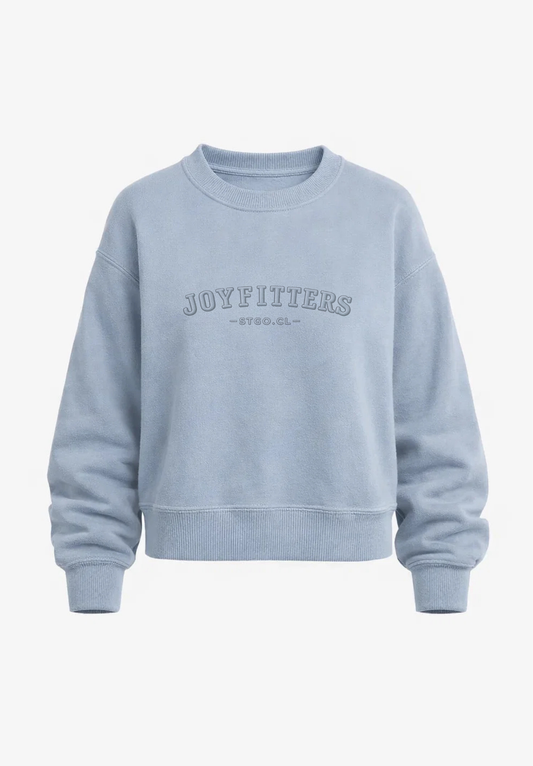 Poleron crewneck_Baby blue