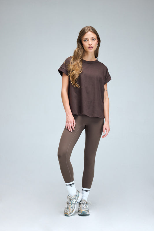 Polera Oversize Algodón_Espresso