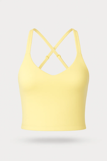 Tank top tirantes regulables copas_Mantequilla