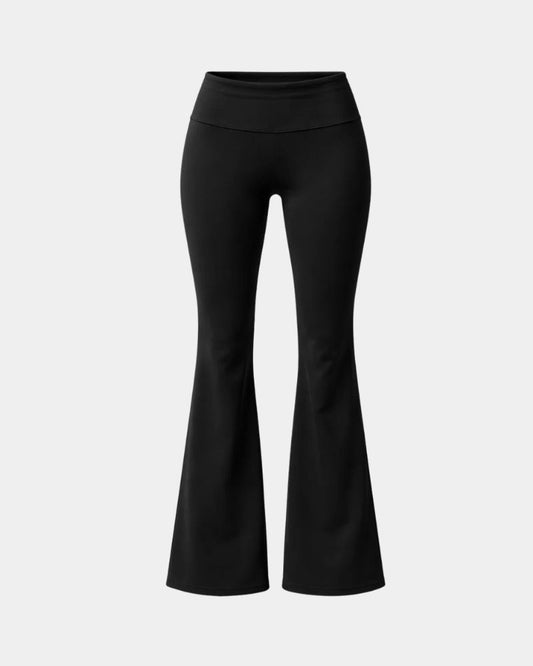 Flair pant pretina doblada_Negro