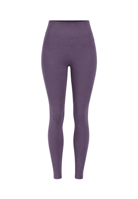 Legging pretina alta reforzada_Malva