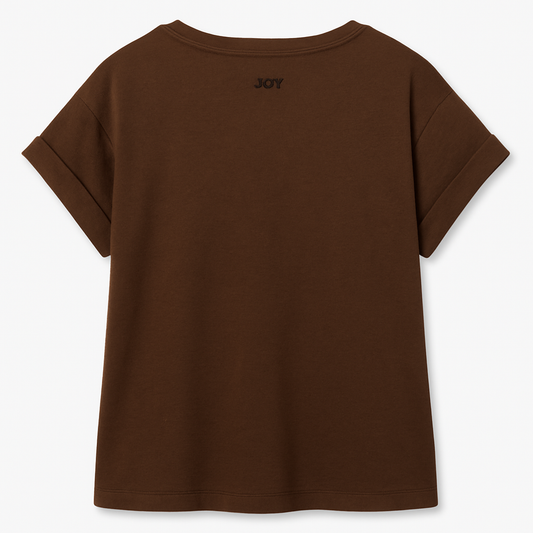 Polera Oversize Algodón_Espresso
