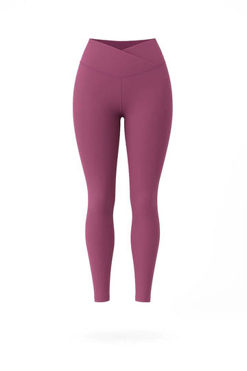 Legging pretina cruzada_Burdeo