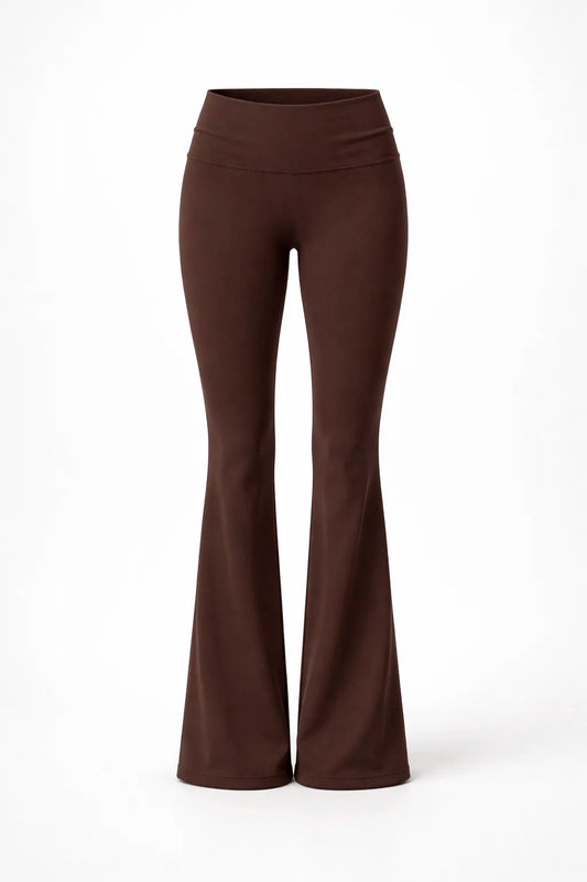 Flair pant pretina doblada_Cafe